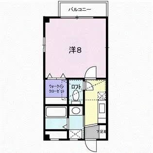 プラシードI【1階】の間取り