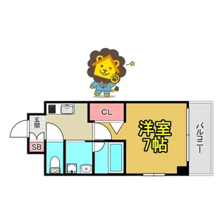 ソル ティエラ都島【5階】の間取り