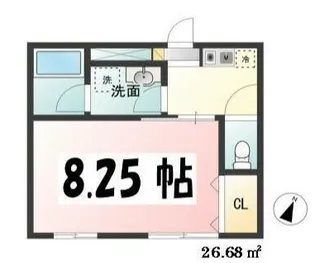 グリシーナ【1階】の間取り