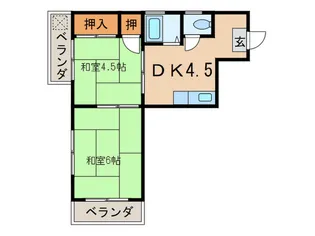 ザオ-パ-クハイツ【5階】の間取り