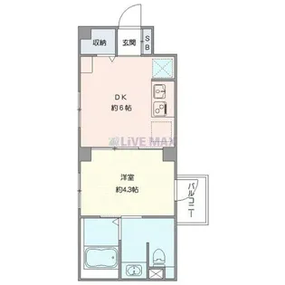 ウィロー板橋本町【3階】の間取り