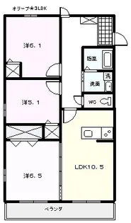オリーブ【1階】の間取り