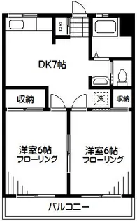 ケーアイマンション【2階】の間取り