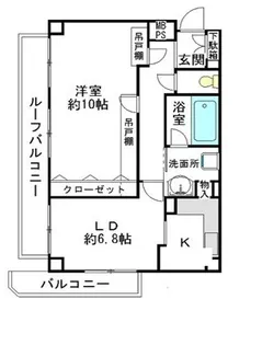 コスモ亀有II【5階】の間取り