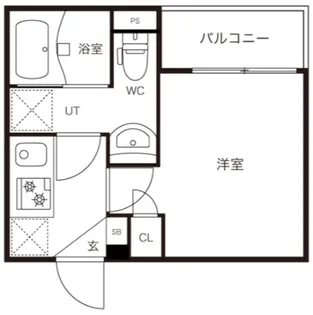 インベスト蒲田50【1階】の間取り