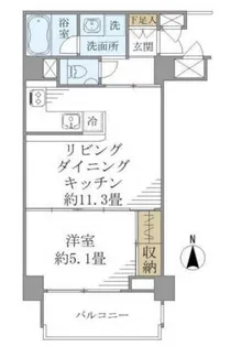 カナルグランデ【6階】の間取り