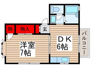 クレストハイム【2階】の間取り