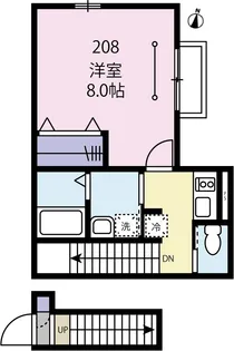 ピニエール石神井公園【2階】の間取り