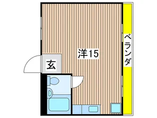 音聞ハイツ【4階】の間取り