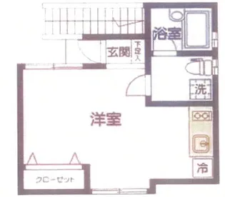 ロッソスカーレ赤羽【1階】の間取り