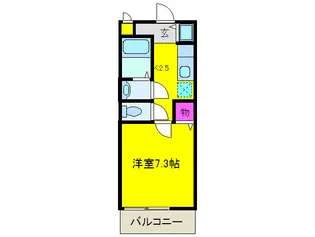 ノ-ル リヴィエール【2階】の間取り