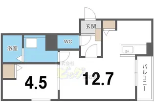 La vita comodo sapporo【3階】の間取り