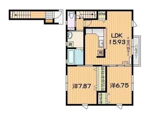 リオグランデ I【2階】の間取り