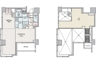 アジリア代々木J’s【4階】の間取り