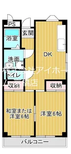 サンライズツイン関目2号館【3階】の間取り