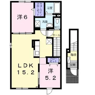 ストゥニールグリーン【2階】の間取り