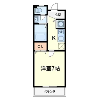 リーフジャルダン総持寺駅前【3階】の間取り