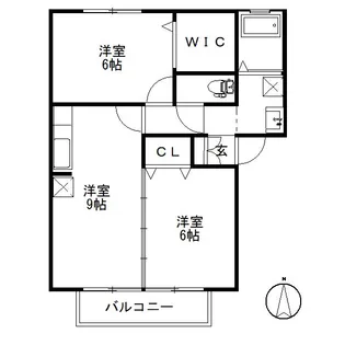 ウインズコートの間取り