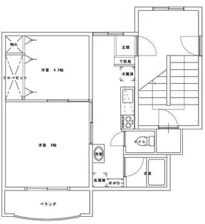 カーサ・Buono【1階】の間取り