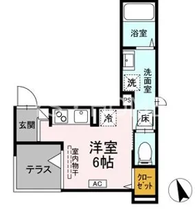 Bell II【1階】の間取り