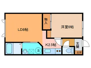 フレグランス79【1階】の間取り