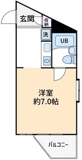 パレドール西国分寺【1階】の間取り