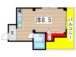 フクダビル【6階】の間取り