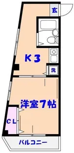 島田ハイツ2【3階】の間取り