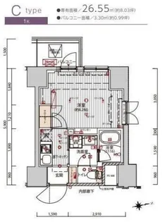プレシャスハーモニー八王子【5階】の間取り