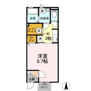 エトワール【1階】の間取り