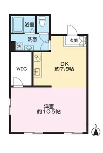 ヴェリィ白金【1階】の間取り