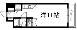 プレシードノモト【2階】の間取り