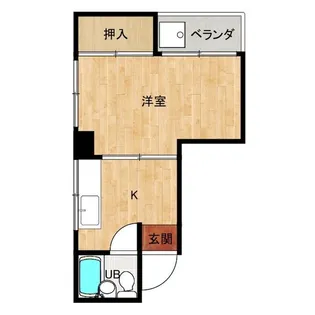 サンシティー針中野【3階】の間取り