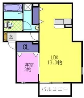 ボヌール2番館【2階】の間取り