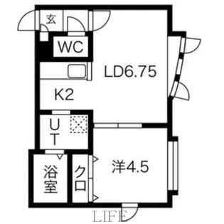 ブランピエールII【2階】の間取り