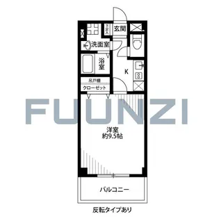 アンプルール フェール COCO【1階】の間取り