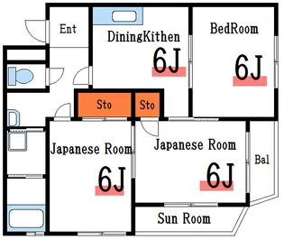 アベニール平井【3階】の間取り