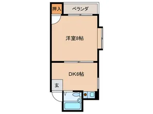 ライトリバイタル・ハイツ【2階】の間取り