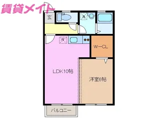 パインヒルズ【2階】の間取り