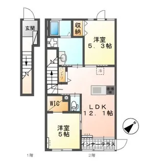 パミドール【2階】の間取り