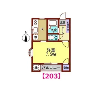 ボヌールI【2階】の間取り