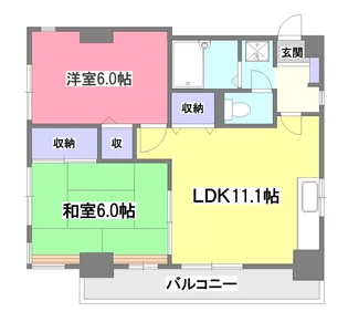エントピアアオバ【3階】の間取り