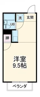 パールハイツ【1階】の間取り