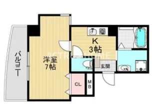 エクセル杭全【1階】の間取り