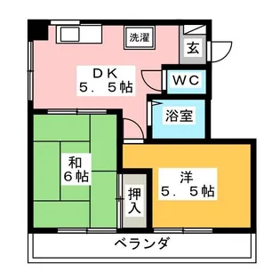 コーポ田中【3階】の間取り