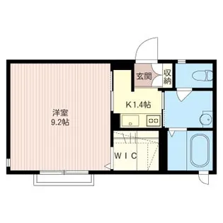 ピエスクレール【2階】の間取り