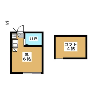 ユナイトステージ衣笠【2階】の間取り