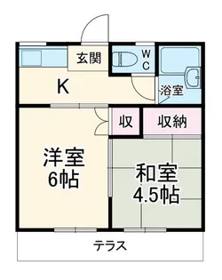 カナディアンハイツヤマサキ【1階】の間取り