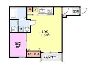 CORE・B【2階】の間取り