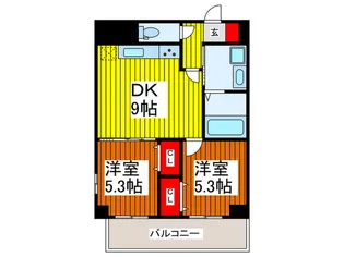 プルメリア大宮植竹【7階】の間取り